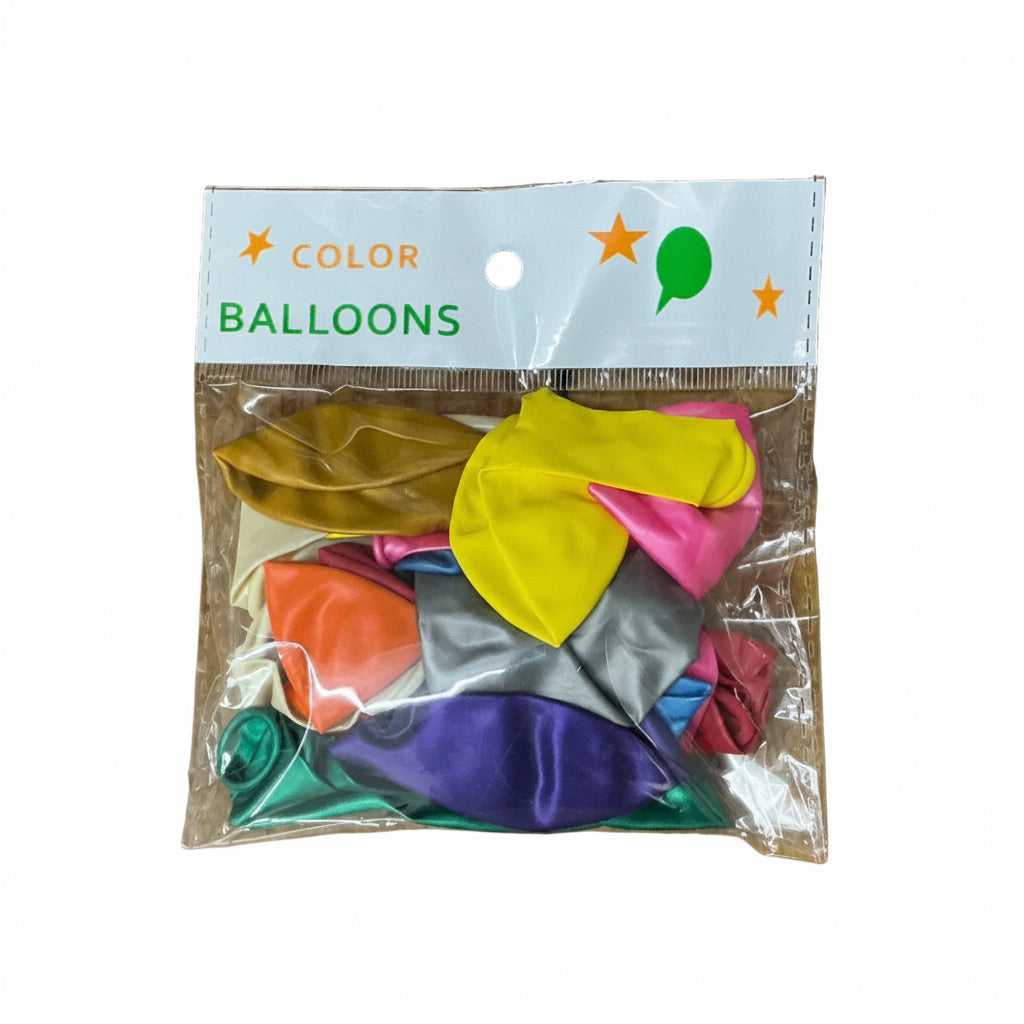 雜色氣球 Assorted Balloon [10” | 18pcs]