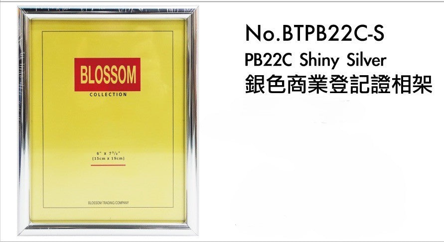 商業登記證相架 BR Frame [金 GOLD / 銀 SILVER | BTPB22C-G/S]
