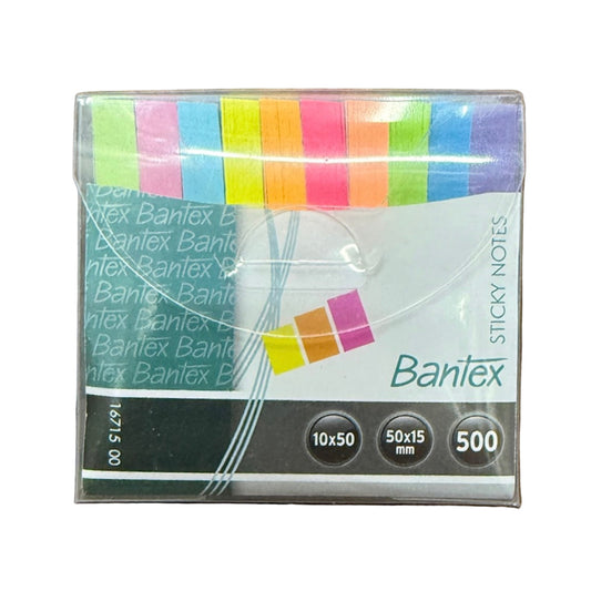 Bantex 十色 - 便條紙 10-color Sticky notes, 15mm x 50mm