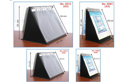 Bantex | A4 (#5514 / #5504) / A3 (#5513 / #5503) | 展示架 Flipover