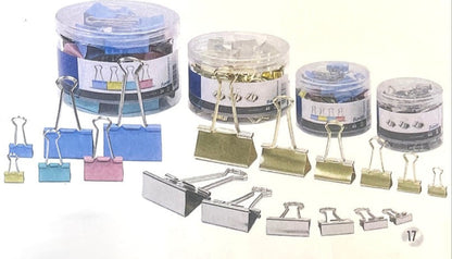 Bantex BINDER CLIPS 彩 / 金 / 銀色 (Assorted / Gold / Sliver) 長尾夾