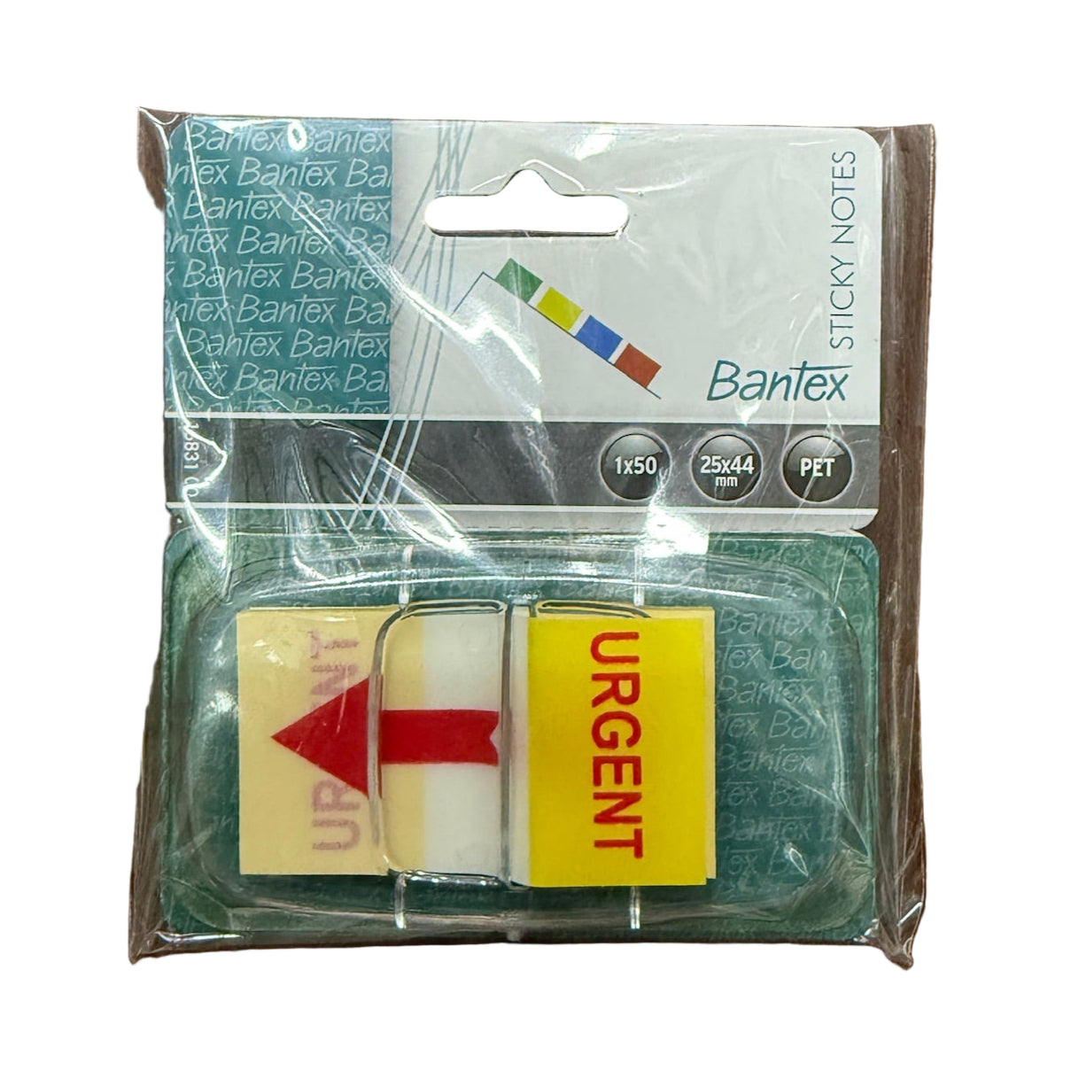 Bantex 'URGENT' 膠質旗仔 Flags 黃色-Yellow