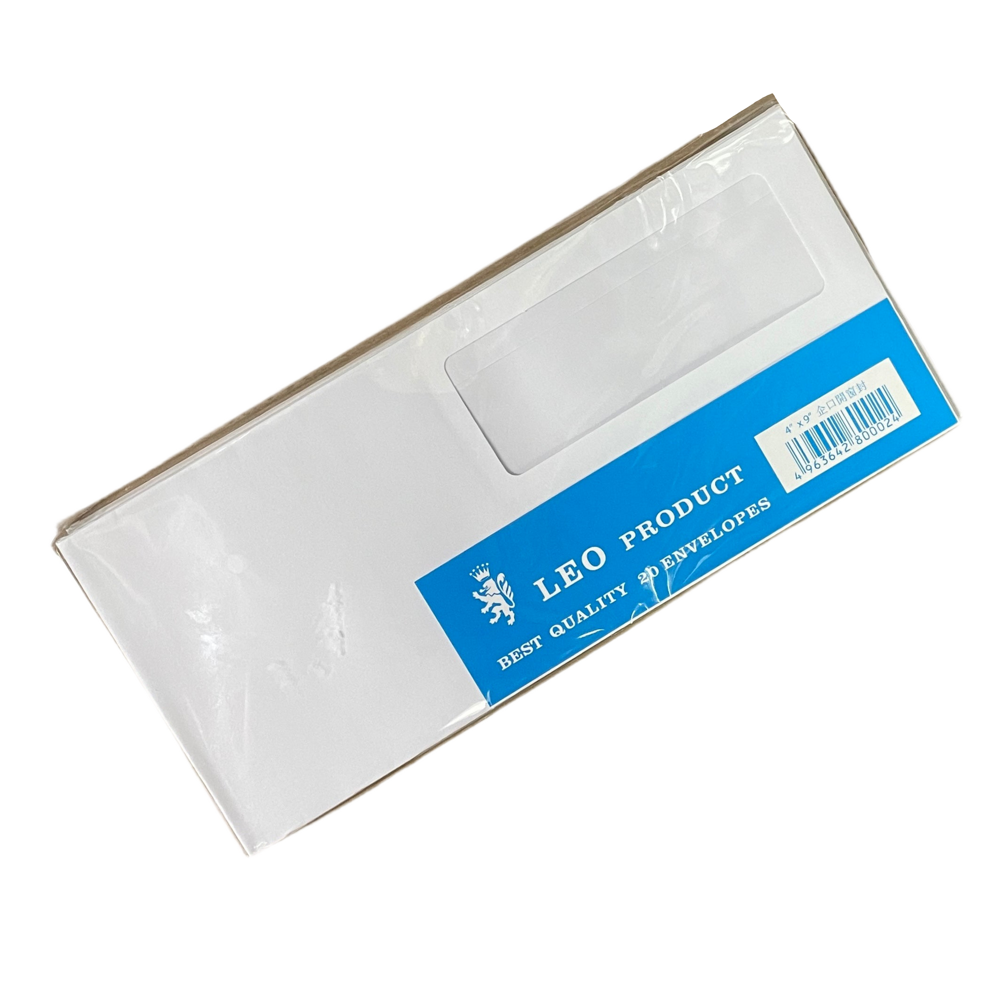 Best Quality 窗口白信封 White Window Envelopes 4" x 9" 企口 top flap