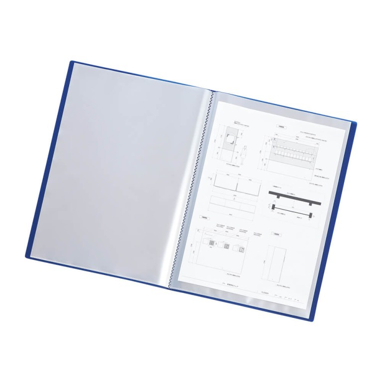 LIHIT LAB  - SEORU B4 資料簿 Clear book- 20 Pockets [N-8132]
