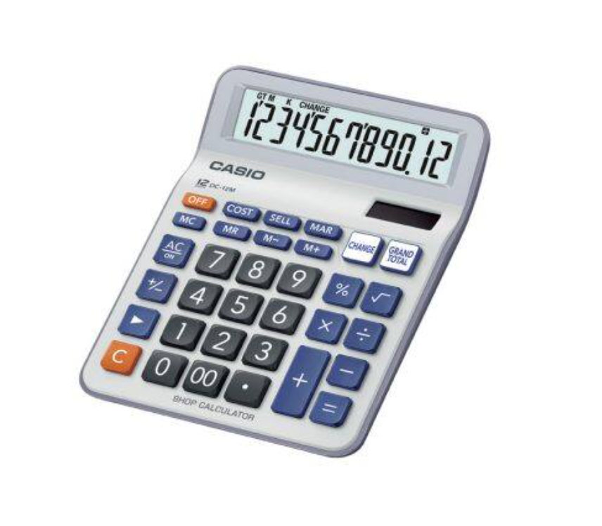 CASIO [DC-12M] 桌面計數機 Desktop 12-digits Calculator