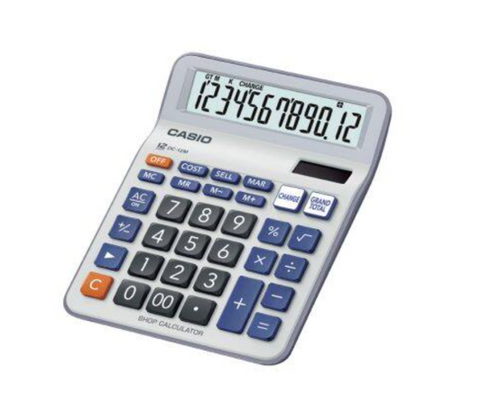 CASIO [DC-12M] 桌面計數機 Desktop 12-digits Calculator