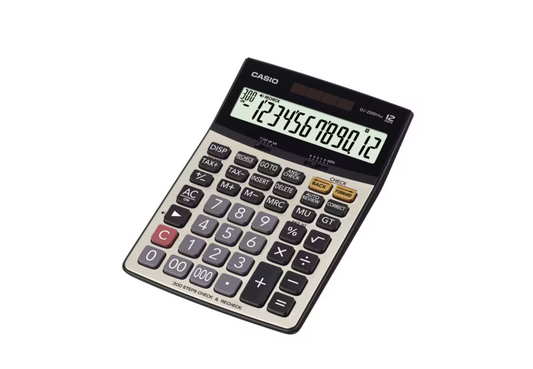 CASIO [DJ-220D PLUS] 桌面計數機 12-digit Desktop Calculator