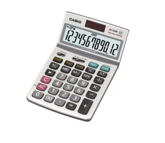 CASIO [JW-120MS] 桌面計數機 Desktop 12-digits Calculator