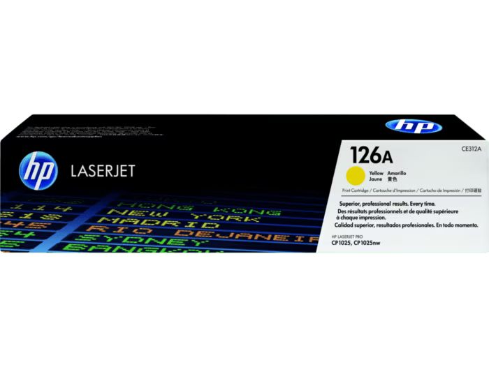 HP [126A] (CE310A/ CE311A / CE312A/ CE313A) 原廠鐳射碳粉匣 LaserJet Toner Cartridge [黑色 Black/ 青色 Cyan/ 黃色 Yellow/ 品紅色 Magenta]