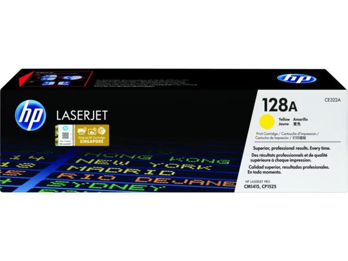 HP [128A] (CE320A/ CE321A / CE322A/ CE323A) 原廠鐳射碳粉匣 LaserJet Toner Cartridge [黑色 Black/ 青色 Cyan/ 黃色 Yellow/ 品紅色 Magenta]