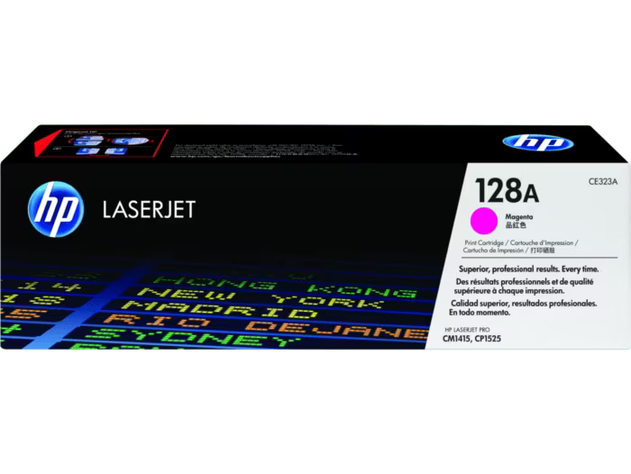 HP [128A] (CE320A/ CE321A / CE322A/ CE323A) 原廠鐳射碳粉匣 LaserJet Toner Cartridge [黑色 Black/ 青色 Cyan/ 黃色 Yellow/ 品紅色 Magenta]