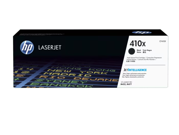 HP [410X] (CF410X/ CF411X/ CF412X/ CF413X) 原廠高容量鐳射碳粉匣 LaserJet Toner Cartridge [黑色 Black/ 青色 Cyan/ 黃色 Yellow/ 品紅色 Magenta]