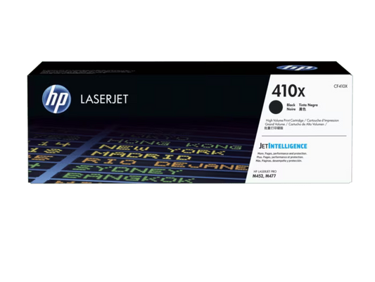 HP [410X] (CF410X/ CF411X/ CF412X/ CF413X) 原廠高容量鐳射碳粉匣 LaserJet Toner Cartridge [黑色 Black/ 青色 Cyan/ 黃色 Yellow/ 品紅色 Magenta]