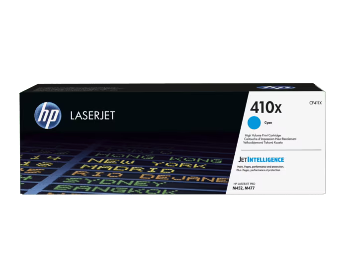 HP [410X] (CF410X/ CF411X/ CF412X/ CF413X) 原廠高容量鐳射碳粉匣 LaserJet Toner Cartridge [黑色 Black/ 青色 Cyan/ 黃色 Yellow/ 品紅色 Magenta]