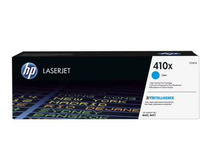 HP [410X] (CF410X/ CF411X/ CF412X/ CF413X) 原廠高容量鐳射碳粉匣 LaserJet Toner Cartridge [黑色 Black/ 青色 Cyan/ 黃色 Yellow/ 品紅色 Magenta]