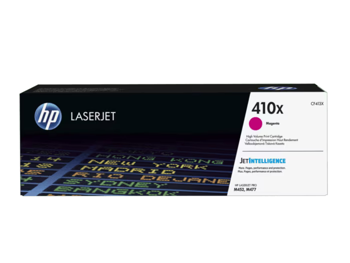 HP [410X] (CF410X/ CF411X/ CF412X/ CF413X) 原廠高容量鐳射碳粉匣 LaserJet Toner Cartridge [黑色 Black/ 青色 Cyan/ 黃色 Yellow/ 品紅色 Magenta]