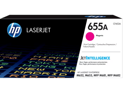 HP [655A] (CF450A/ CF451A/ CF452A/ CF453A) 原廠鐳射碳粉匣 LaserJet Toner Cartridge [黑色 Black/ 青色 Cyan/ 黃色 Yellow/ 品紅色 Magenta]