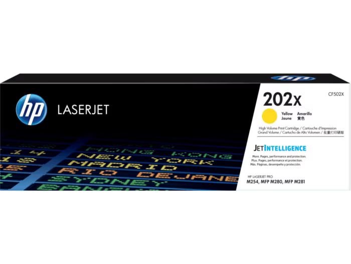 HP [202X] (CF500X/ CF501X/ CF502X/ CF503X) 原廠鐳射碳粉匣 LaserJet Toner Cartridge [黑色 Black/ 青色 Cyan/ 黃色 Yellow/ 品紅色 Magenta]