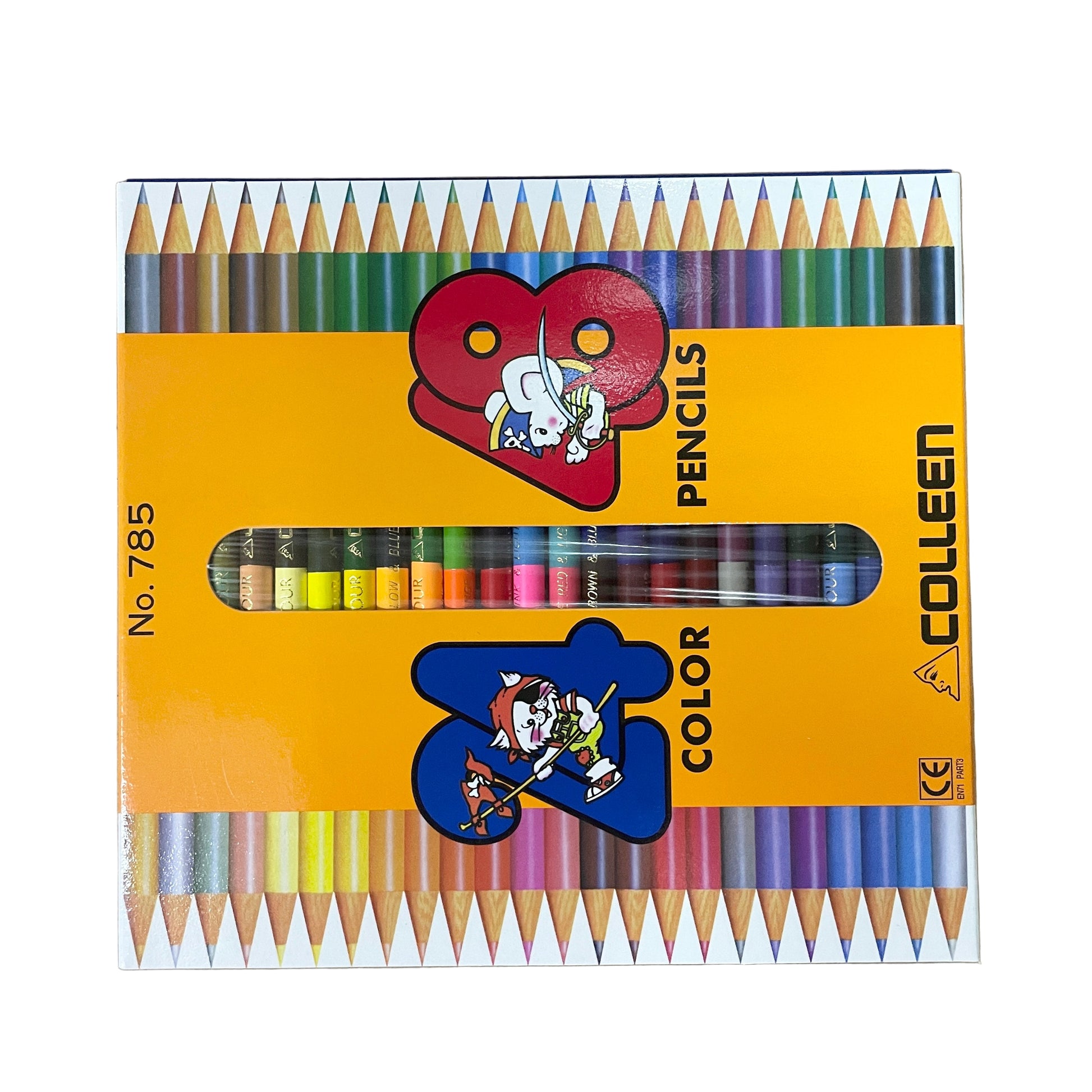 克麗 COLLEEN 雙頭木顏色筆 Twin Headed Coloured pencils ( 48色 Colours)