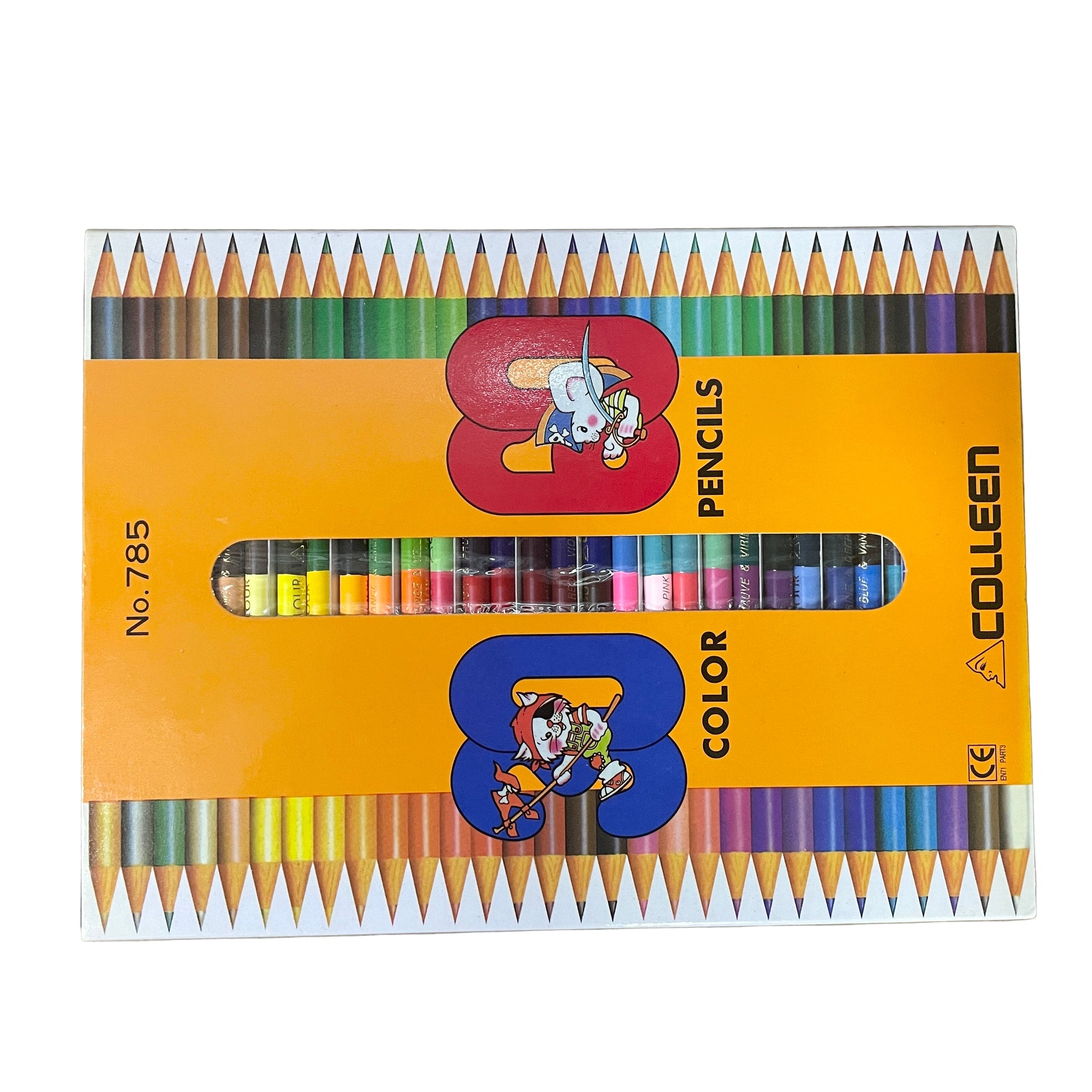 克麗 COLLEEN 雙頭木顏色筆 Twin Headed Coloured pencils (60 色 Colours)