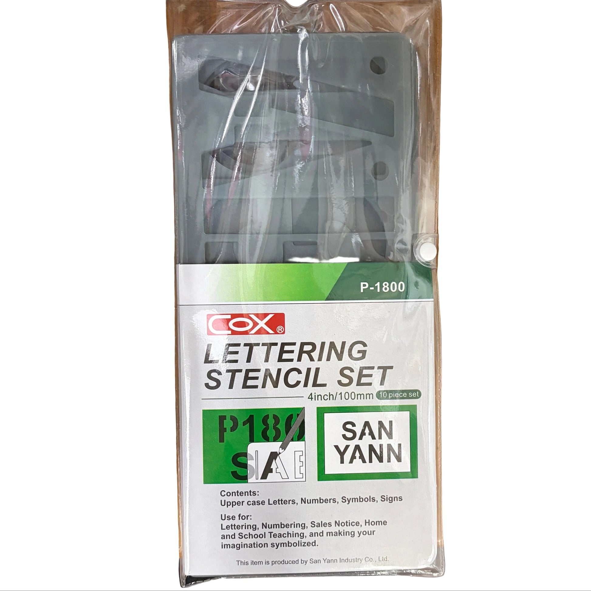 COX 字母尺 Lettering Stencil [10mm /15mm/ 20mm/ 30mm/ 50mm/ 100mm]
