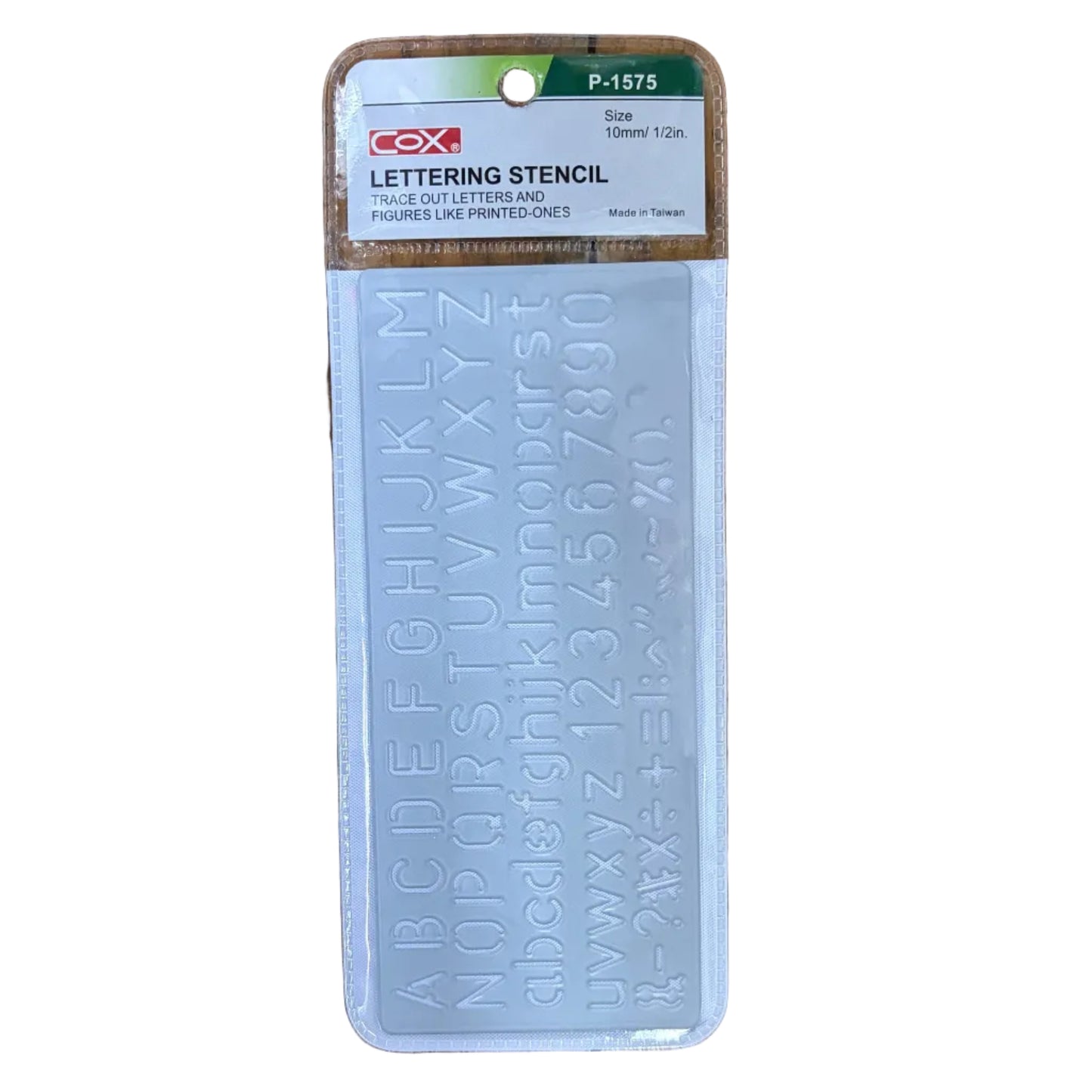 COX 字母尺 Lettering Stencil [10mm /15mm/ 20mm/ 30mm/ 50mm/ 100mm]