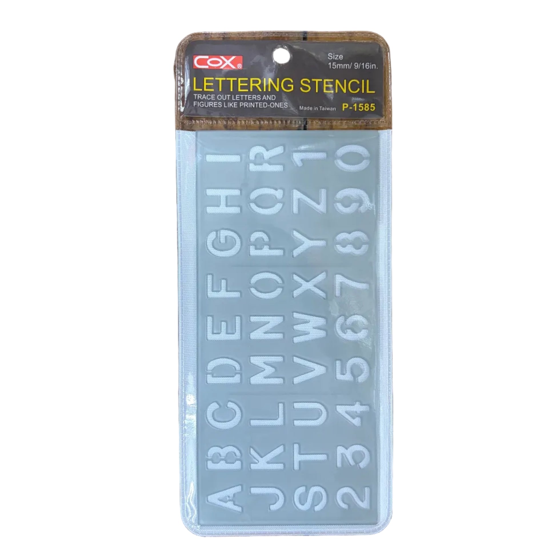 COX 字母尺 Lettering Stencil [10mm /15mm/ 20mm/ 30mm/ 50mm/ 100mm]