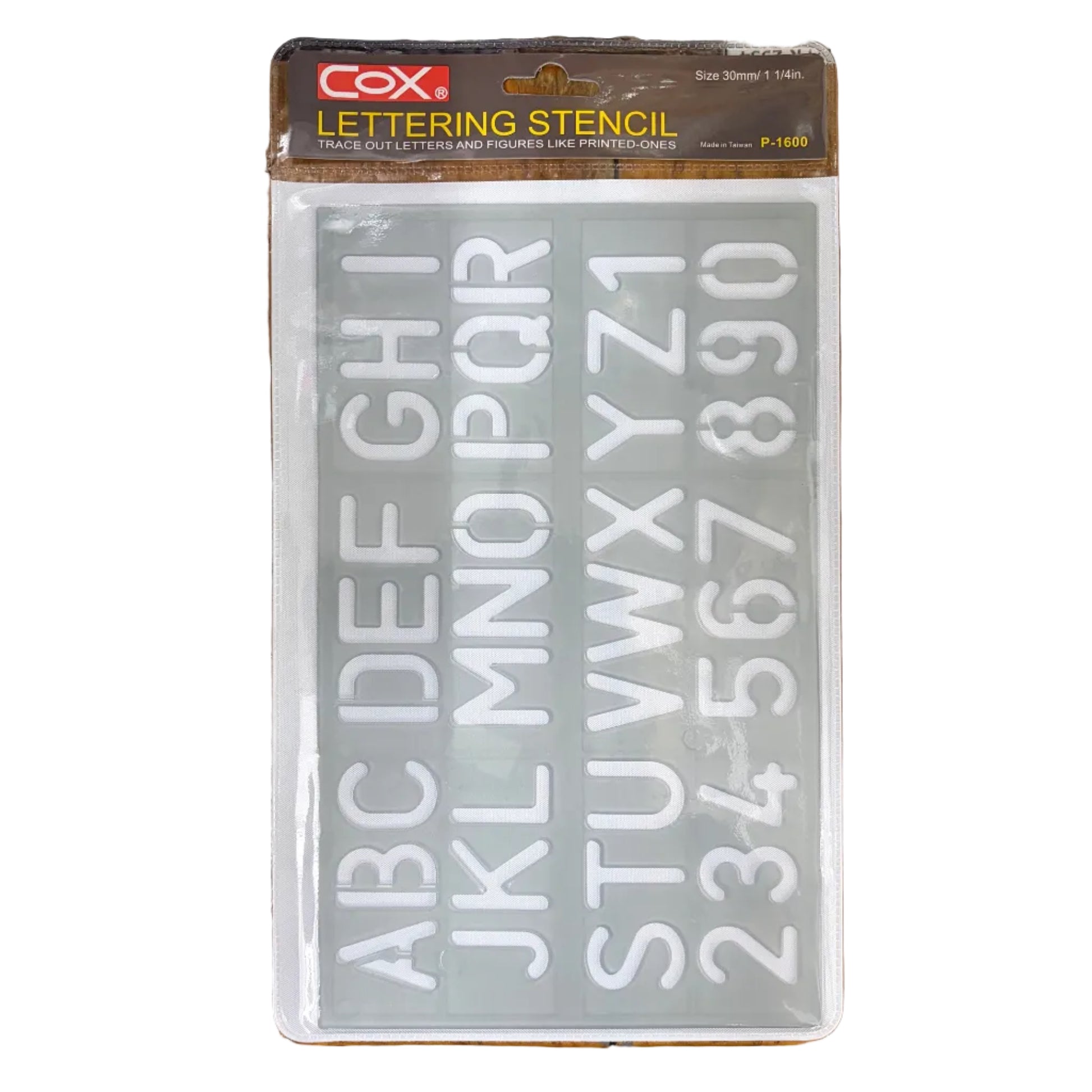 COX 字母尺 Lettering Stencil [10mm /15mm/ 20mm/ 30mm/ 50mm/ 100mm]