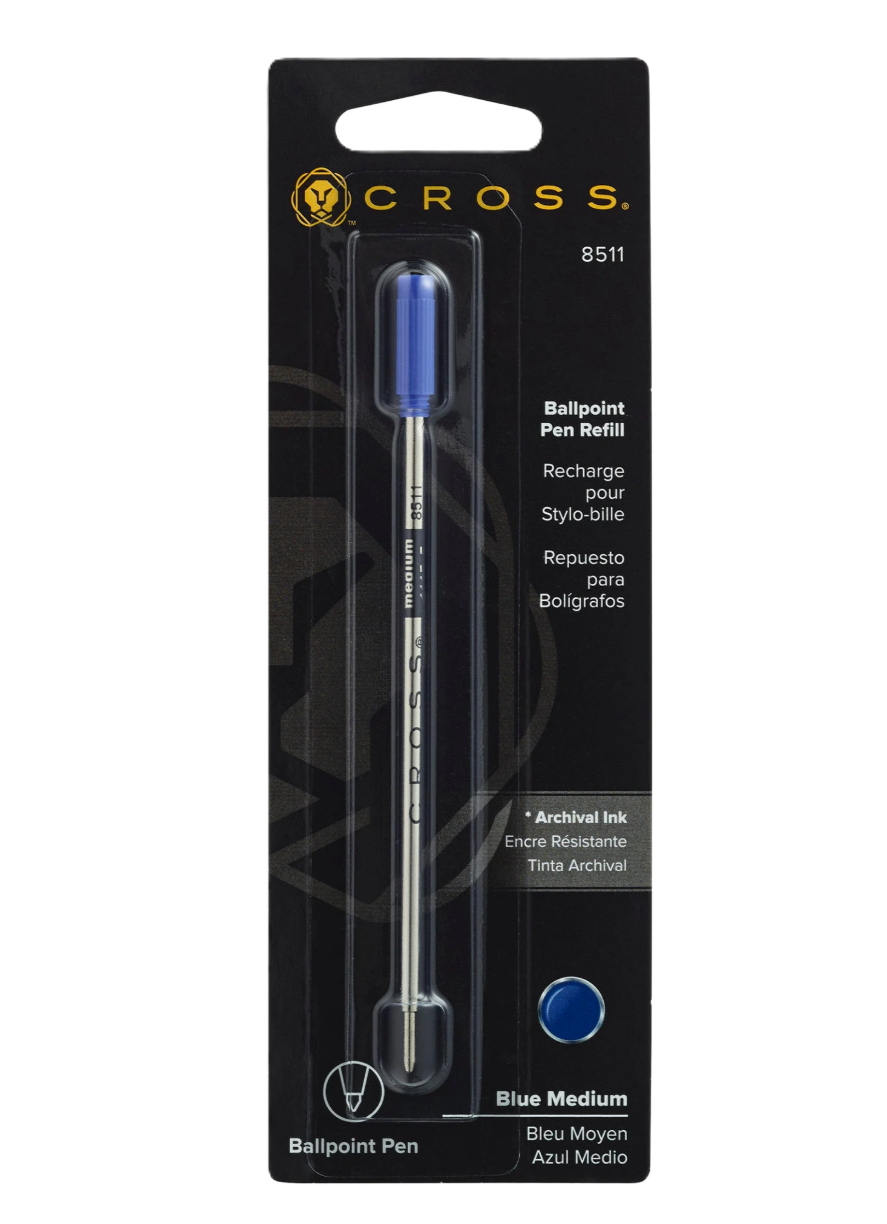 CROSS 原子筆芯 Ballpoint Pen Refill -[ Fine / Medium | 黑-Black / 藍-Blue]