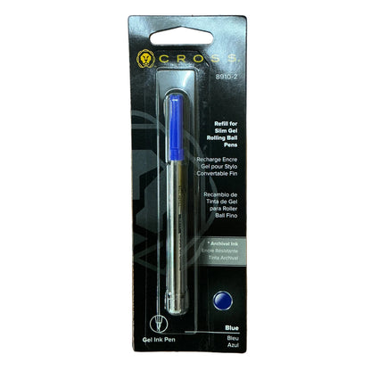 CROSS 走珠筆芯 Gel Rollerball Pen Refill -[Slim Gel / Gel | 黑-Black / 藍-Blue]