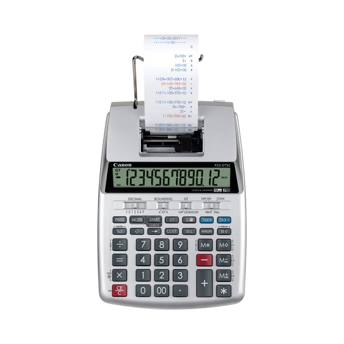 Canon [P23-DTSC II] 打印計數機 12-digit Printing Calculator