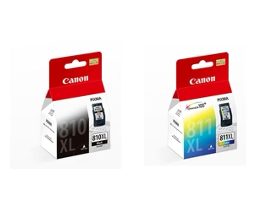 Canon [PG-810XL / CL-811XL] 黑色/彩色墨盒連噴墨頭 (高用量) Black / Color Ink Cartridge with Print Head (High Capacity)