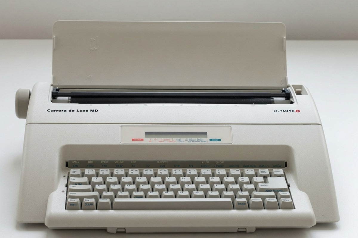 OLYMPIA 電子打字機 Electronic Typewriter -[Carrera de Luze / MD]
