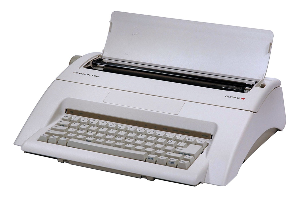 OLYMPIA 電子打字機 Electronic Typewriter -[Carrera de Luze / MD]