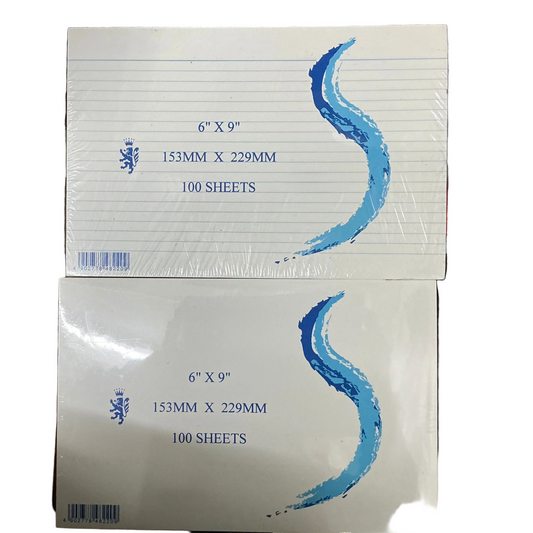 白咭/行咭 Cue card  [6” x 9”]