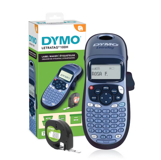 DYMO LETRATAG 100H 標籤機 Label maker printer (藍 Blue)