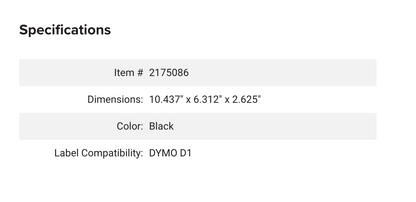 DYMO LabelManager 160 Portable Label Maker 標籤機 (黑 Black)