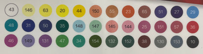 Deli 雙頭亞加力馬克筆 Double-headed acrylic marker pens (36 色 colours)