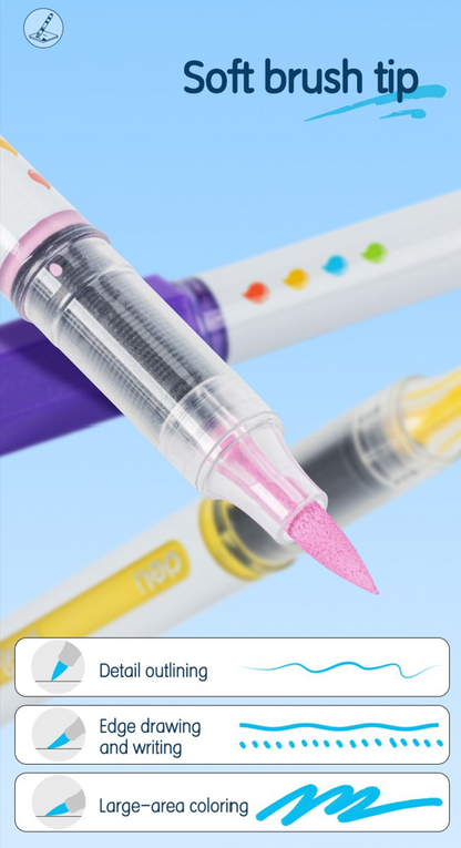 Deli 液體亞加力馬克筆 Liquid acrylic marker (36 色 colours) -[CI99-36]24 色 colours) -[C199-24]