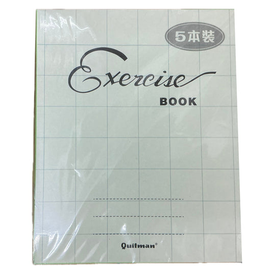 Exercise book (Squares/ Grids) 學生練習格仔 （中文/數學）筆記簿 - 5本裝 - 6格 grids squares