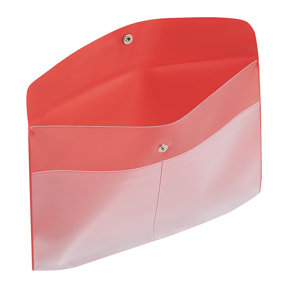 LIHIT LAB A5抗菌鈕扣文件袋 [橫開] A5 Envelope Case [Side-opening] [F-7744]