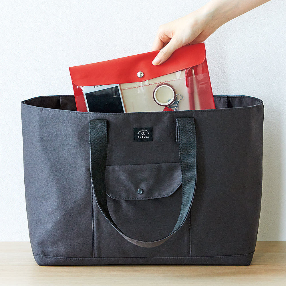 LIHIT LAB A5抗菌鈕扣文件袋 [橫開] A5 Envelope Case [Side-opening] [F-7744]