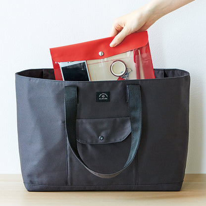 LIHIT LAB A5抗菌鈕扣文件袋 [橫開] A5 Envelope Case [Side-opening] [F-7744]