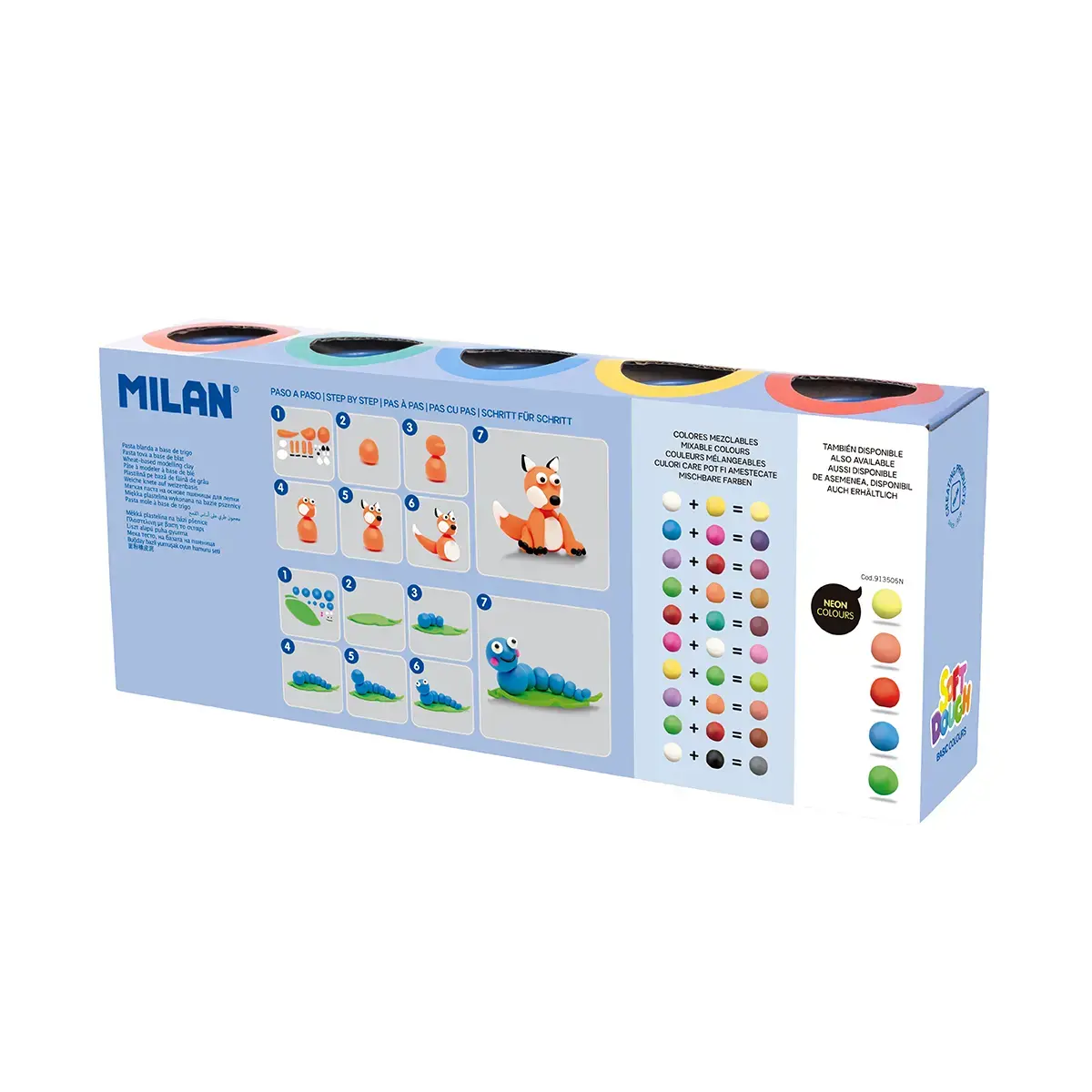 Milan 泥膠套裝 Basic Soft Dough set [10色 colours | 85g each]