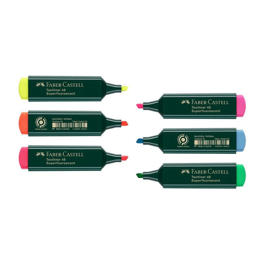 FABER CASTELL Textliner 48 Superfluorescent Highlighter 螢光筆