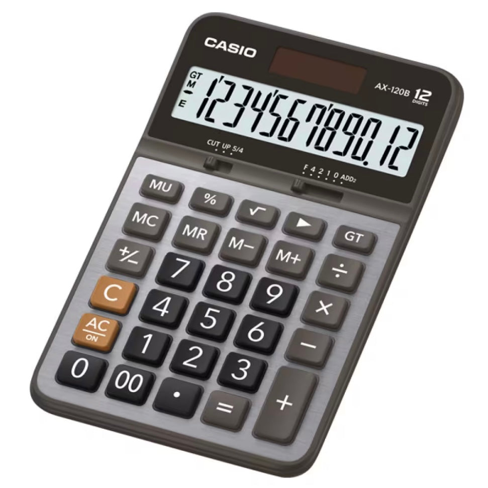 CASIO [AX-120B] 桌面計數機 Desktop 12-digits Calculator