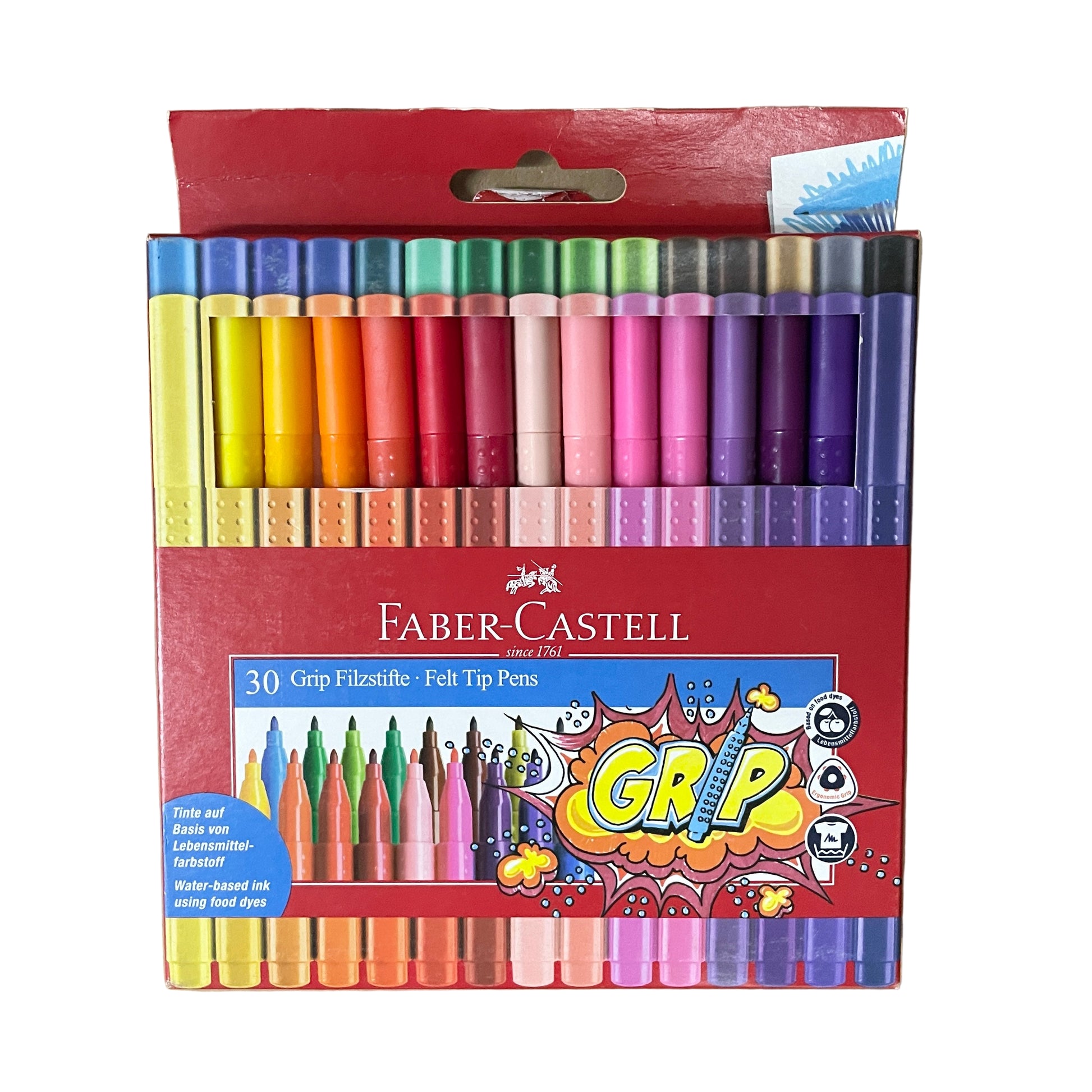 Faber-Castell 30 Grip felt-tip pen 30色水筆