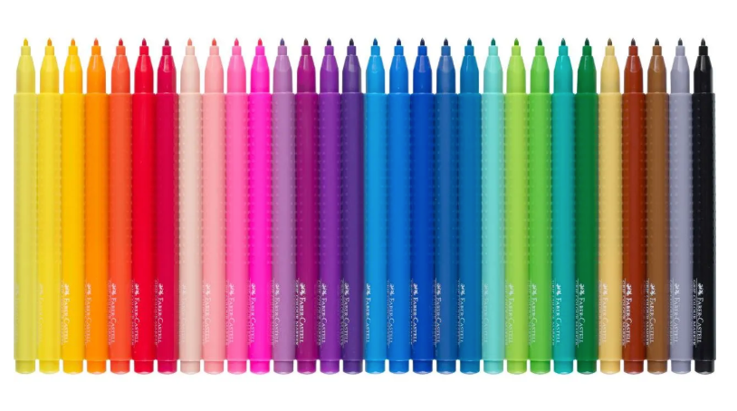Faber-Castell 30 Grip felt-tip pen 30色水筆