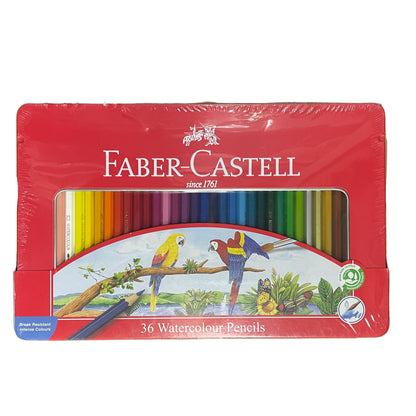 Faber-Castell 鐵盒水彩木顏色筆 Watercolour pencils with metal case (12/ 36 色 colours)