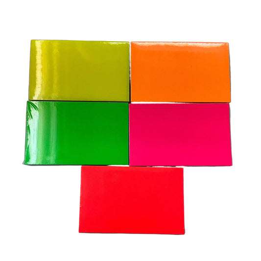 螢光咭紙 Fluorescent Card Paper [2-1/2"x4" | 40張 sheets]